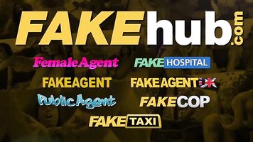 Falso Taxi oficina chica en medias rimming anal sexo y tragar