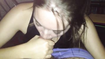 Ex novia le gusta chupar polla