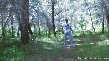 Ninfa Tatuada Anhela Polla Dura En El Bosque