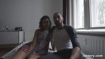 Auténtico Amateur Pareja Follando en Balcón
