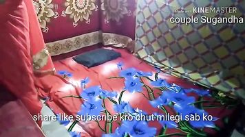 indio desi bhabhi follando con cableman en su dormitorio en la noche en ausencia su marido