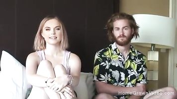 Real amateur pareja couldnt esperar a hacer un porno