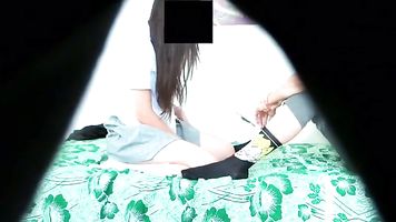 Dos Jóvenes Estudiantes Follando en Cámara Oculta!! Pequeña Estudiante Mexicana Después De La Tarea! ¡Un Compañero La Convenció!! Mamada y Estilo Perrito!! Tetas Lindas De Chica Joven Latina!