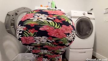 Pervy Hijastro Folla Gran Culo PEGADO Madrastra en la Lavadora