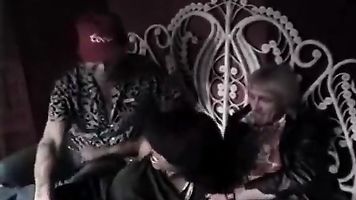 Ébano Ayes, Jesse Adams, Jon Dough en gran pecho ébano belleza de retro setenta
