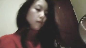 Coreana chica dio mamada