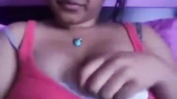 Indio Casero Sexo escándalo con grandes tetas y coño peludo
