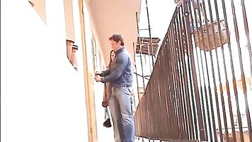 Amateur swingers en hotel filmado por cámara oculta