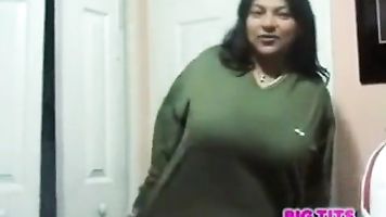 India novia enorme teta y buen culo