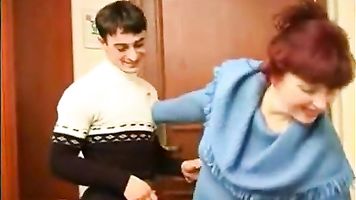 BBW Mujer madura y y. Chico