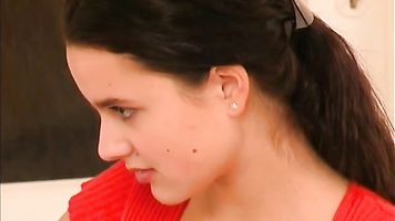 Peludo dulce novia follada en salón