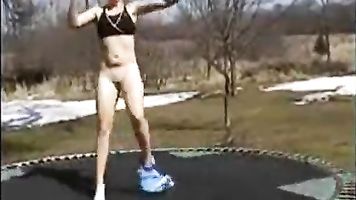 p..Trampolín de patio trasero sexo - p..com