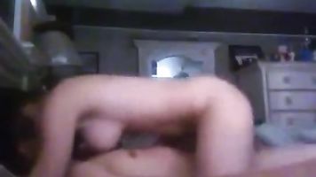 Amateur Adolescente Chica en la Parte Superior Montando Dick